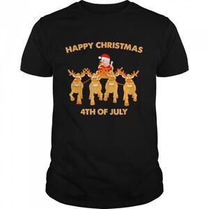 Happy Christmas 4Th Of July Shirt